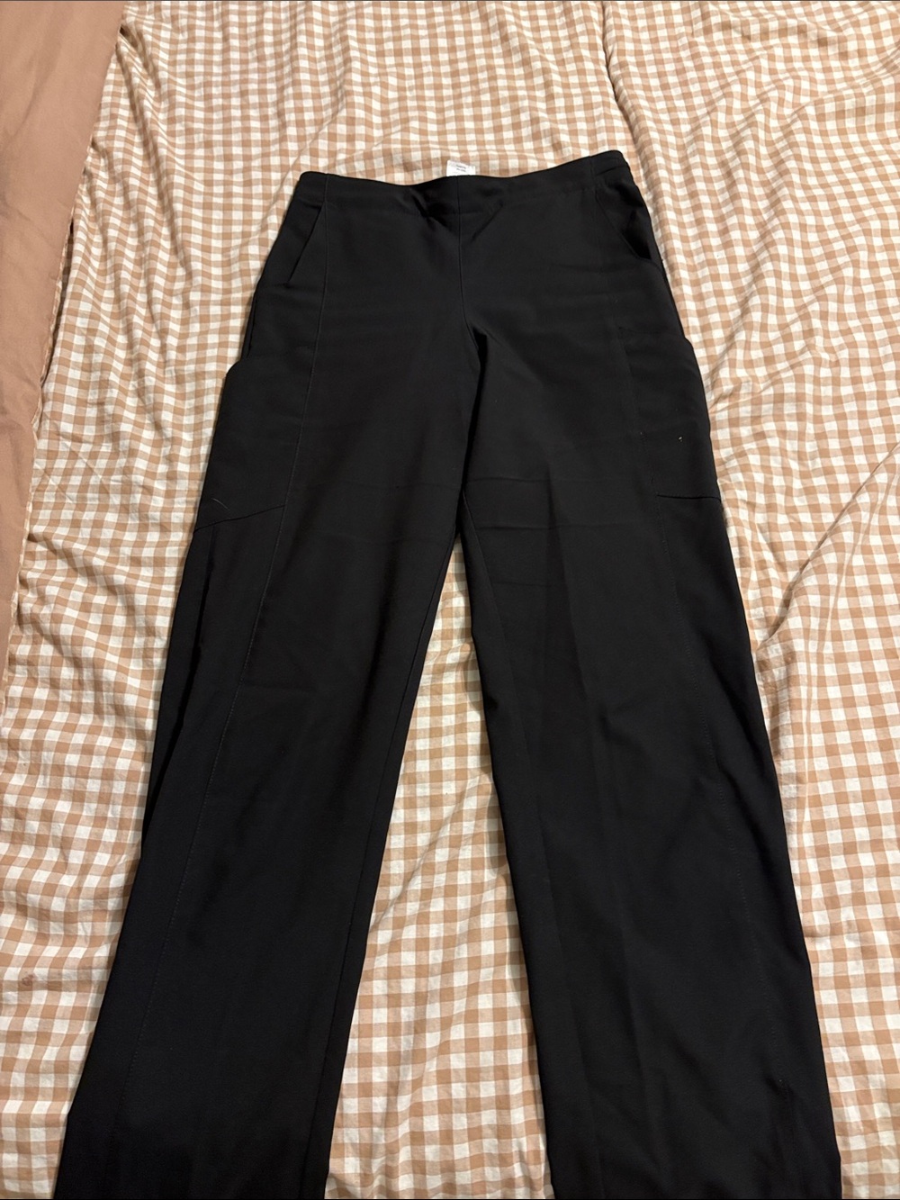 Wink Women's Black Straight-Leg scrub pants